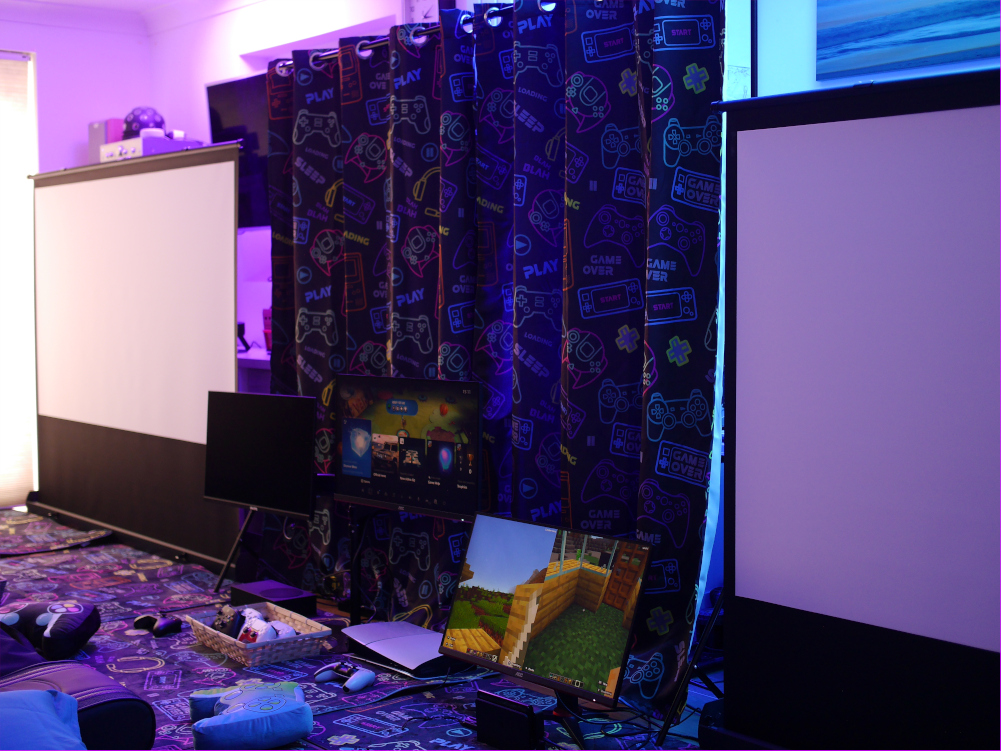 Gaming party atmosphere